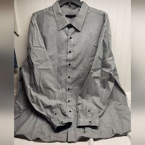 Men's black and white blend Synrgy long sleeve, 3XLT